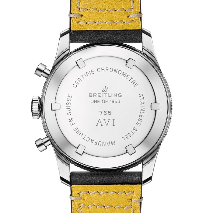 Breitling AVI Ref 765 1953 Re-Edition Stainless Steel Watch AB0920131B1X1 - Image 4