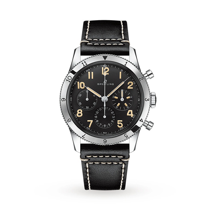 Breitling AVI Ref 765 1953 Re-Edition Stainless Steel Watch AB0920131B1X1