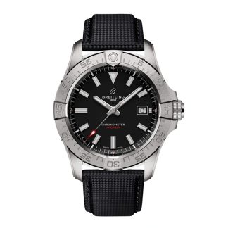Breitling Avenger Automatic 42mm Mens Watch Black Leather A17328101B1X1
