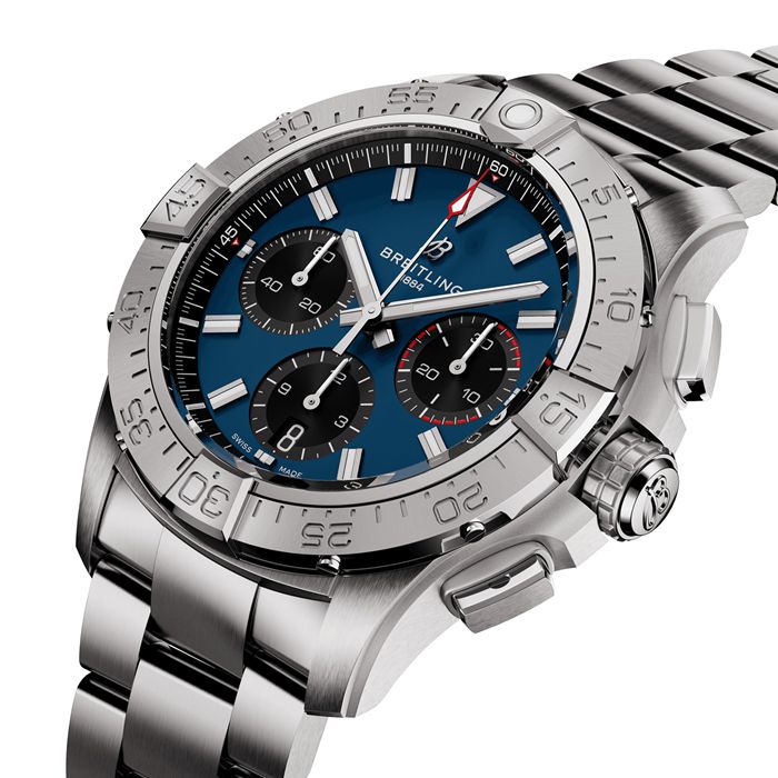 Breitling Avenger B01 Chronograph 42 Mens Watch Blue Stainless Steel AB0146101C1A1 - Image 2
