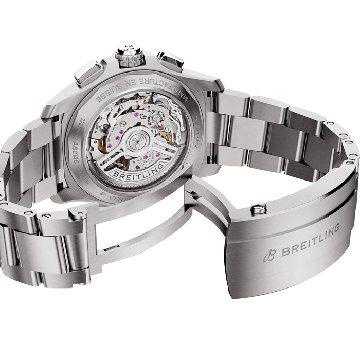 Breitling Avenger B01 Chronograph 42 Mens Watch Blue Stainless Steel AB0146101C1A1 - Image 5