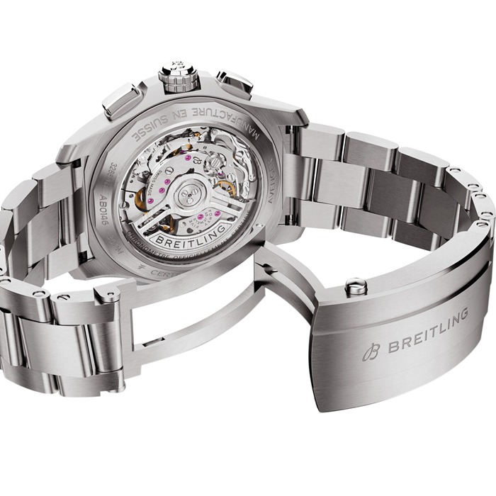 Breitling Avenger B01 Chronograph 42 Mens Watch Green Stainless Steel AB0146101L1A1 - Image 5