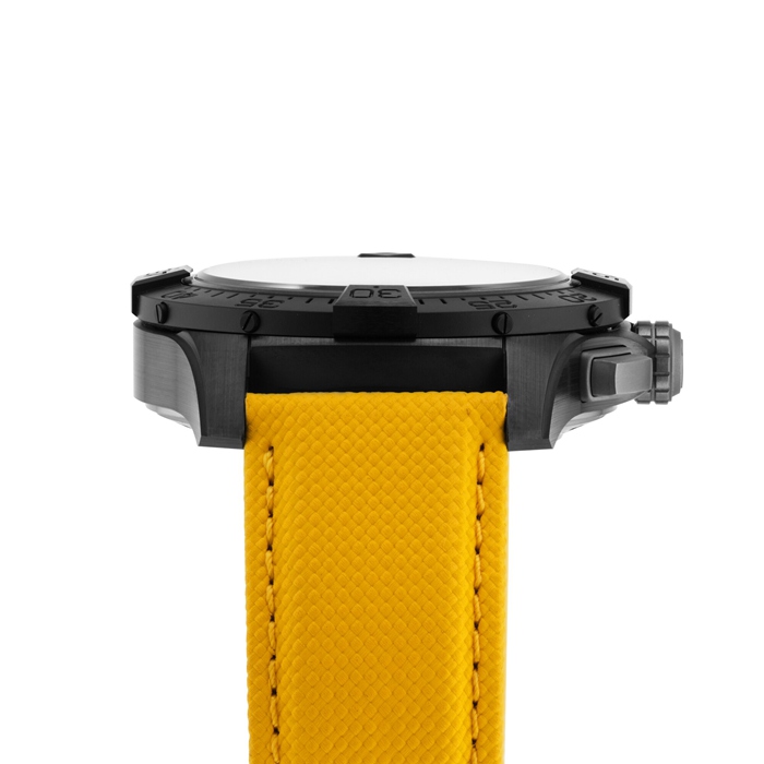 Breitling Avenger B01 Chronograph 44mm Night Mission Mens Watch Yellow Leather SB0147101I1X1 - Image 5