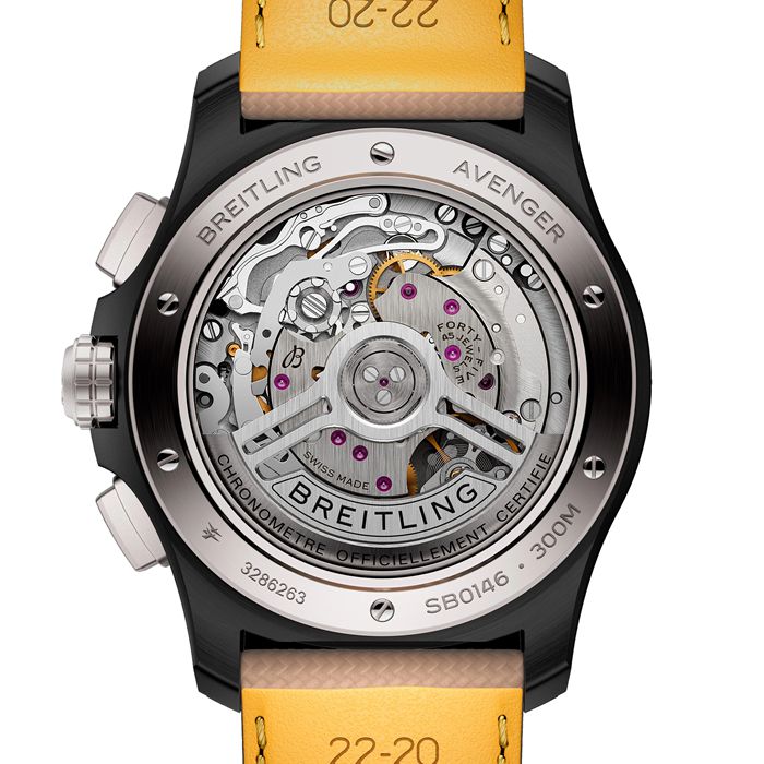Breitling Avenger B01 Chronograph Night Mission 42mm Mens Watch Beige SB0146101B1X1 - Image 2