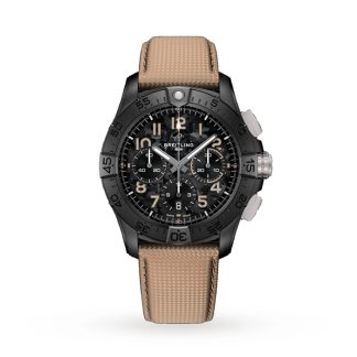 Breitling Avenger B01 Chronograph Night Mission 42mm Mens Watch Beige SB0146101B1X1