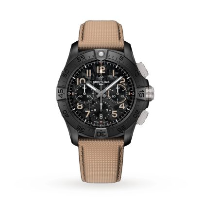 Breitling Avenger B01 Chronograph Night Mission 42mm Mens Watch Beige SB0146101B1X1