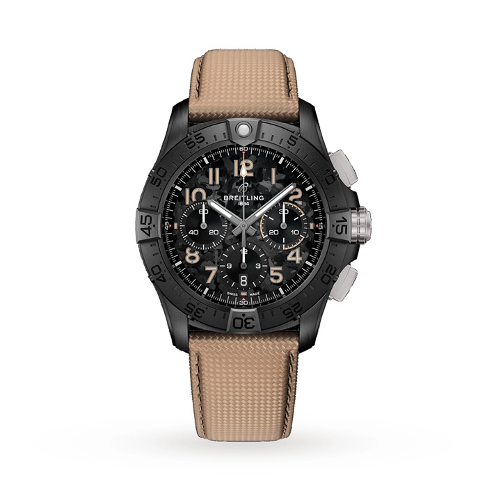 Breitling Avenger B01 Chronograph Night Mission 42mm Mens Watch Beige SB0146101B1X1