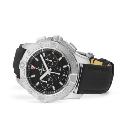 Breitling Avenger Chronograph B01 44mm Mens Watch Black Leather AB0147101B1X1 - Image 3