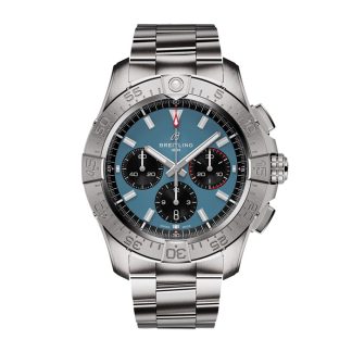 Breitling Avenger Chronograph B01 44mm Mens Watch Blue Stainless Steel AB0147101C1A1
