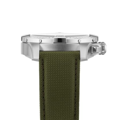 Breitling Avenger Chronograph B01 44mm Mens Watch Green Leather AB0147101L1X1 - Image 4