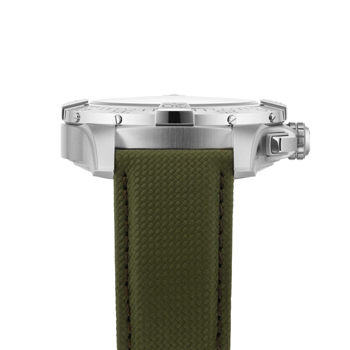 Breitling Avenger Chronograph B01 44mm Mens Watch Green Leather AB0147101L1X1 - Image 4