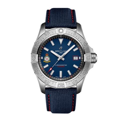Breitling Avenger Red Arrows 60th Anniversary Edition 42mm Mens Watch Blue A173281A1C1X1