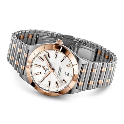 Breitling Chronomat 32 Stainless Steel & 18k Red Gold Watch U77310101A2U1 - Image 3