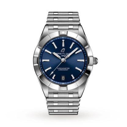 Breitling Chronomat 32 Stainless Steel Blue Watch A77310101C1A1