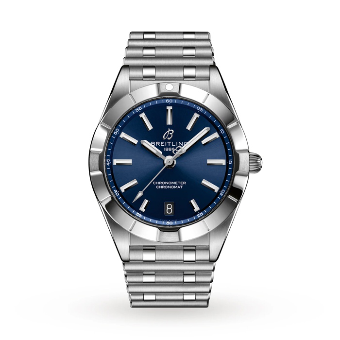 Breitling Chronomat 32 Stainless Steel Blue Watch A77310101C1A1