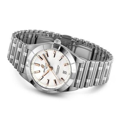 Breitling Chronomat 32 Stainless Steel Mother of Pearl Watch A77310101A4A1 - Image 3