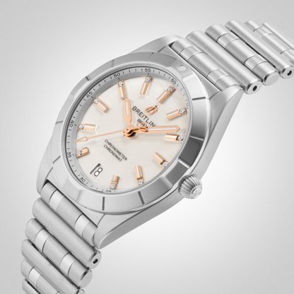Breitling Chronomat 32 Stainless Steel Mother of Pearl Watch A77310101A4A1 - Image 5