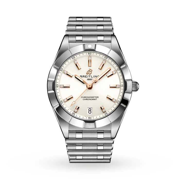 Breitling Chronomat 32 Stainless Steel White Watch A77310101A3A1