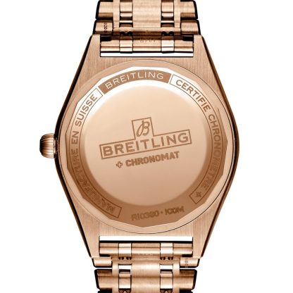 Breitling Chronomat Automatic 36 18k Red Gold Watch R10380101A1R1 - Image 2