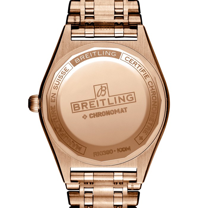Breitling Chronomat Automatic 36 18k Red Gold Watch R10380101A1R1 - Image 2