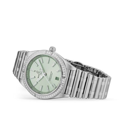 Breitling Chronomat Automatic 36 Mint Green Watch A10380591L1A1 - Image 3