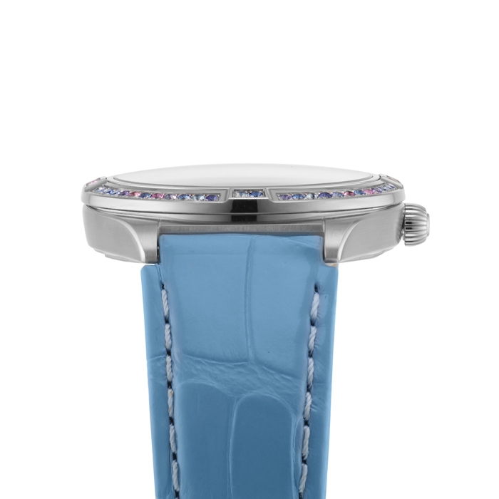 Breitling Chronomat Automatic 36 South Sea Ice Blue Leather Strap Ladies Watch G10380611C1P1 - Image 5