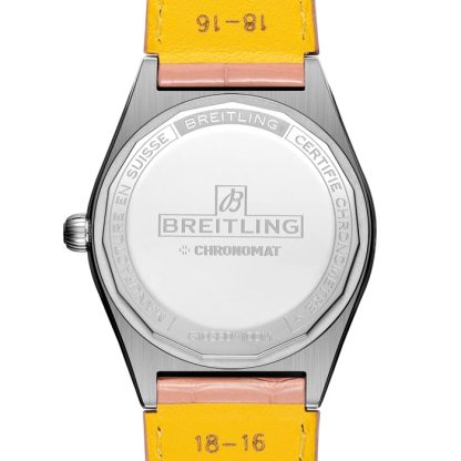 Breitling Chronomat Automatic 36 South Sea Pink Leather Strap Ladies Watch G10380BB1K1P1 - Image 2