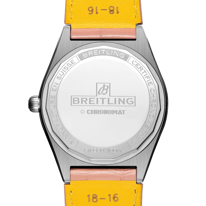 Breitling Chronomat Automatic 36 South Sea Pink Leather Strap Ladies Watch G10380BB1K1P1 - Image 2