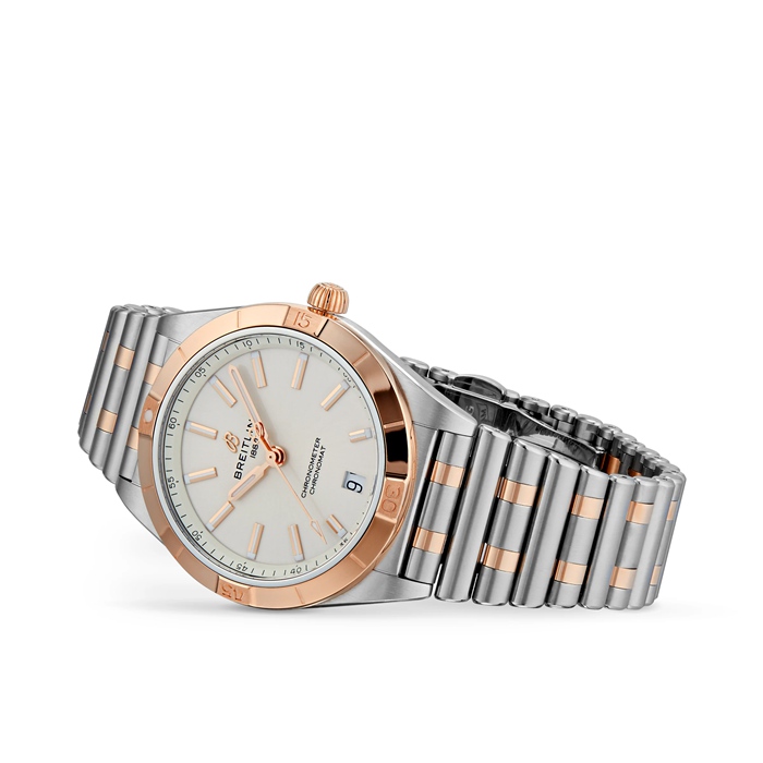Breitling Chronomat Automatic 36 Stainless Steel & 18k Red Gold Watch U10380101A1U1 - Image 3