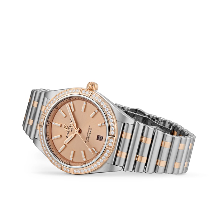 Breitling Chronomat Automatic 36 Stainless Steel & 18k Red Gold Watch U10380591K1U1 - Image 3