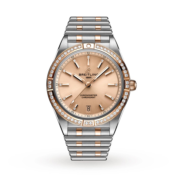 Breitling Chronomat Automatic 36 Stainless Steel & 18k Red Gold Watch U10380591K1U1
