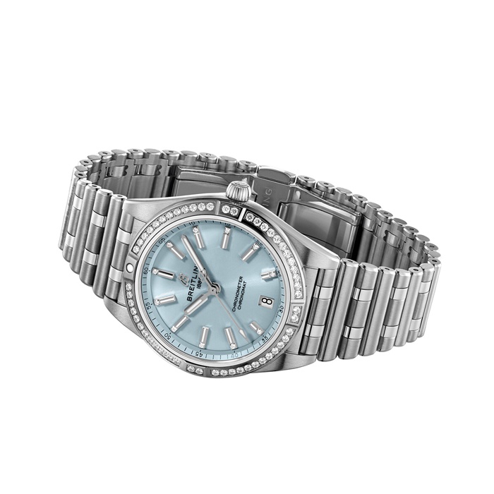 Breitling Chronomat Automatic 36mm Ladies Watch Blue G10380591C1G1 - Image 3