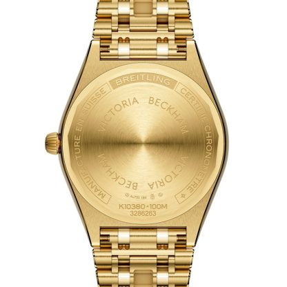 Breitling Chronomat Automatic 36mm Victoria Beckham Limited Edition Ladies Watch Midnight Blue Yellow Gold K103801A1C1K1 - Image 2