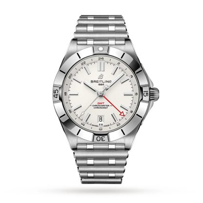 Breitling Chronomat Automatic GMT 40 White Dial Watch A32398101A1A1