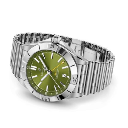 Breitling Chronomat Automatic GMT Giannis Antetokounmpo 40mm Mens Watch Green A32398A11L1A1 - Image 4