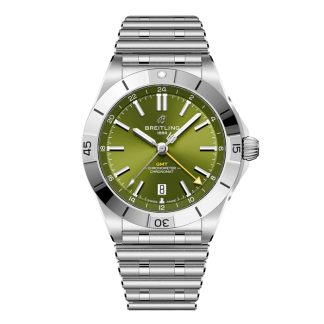 Breitling Chronomat Automatic GMT Giannis Antetokounmpo 40mm Mens Watch Green A32398A11L1A1