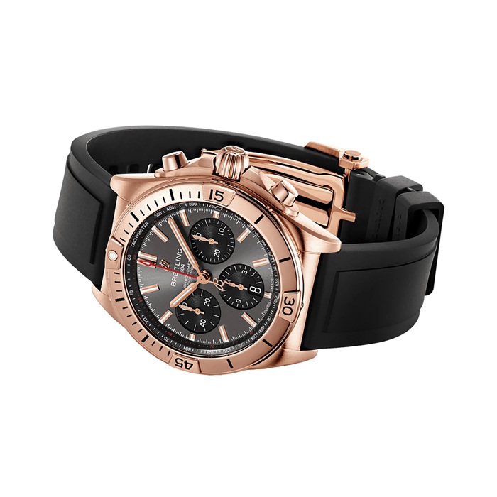 Breitling Chronomat B01 42 18k Red Gold Watch RB0134101B1S1 - Image 3