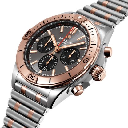 Breitling Chronomat B01 42 Stainless Steel & 18k Red Gold Watch UB0134101B1U1 - Image 2