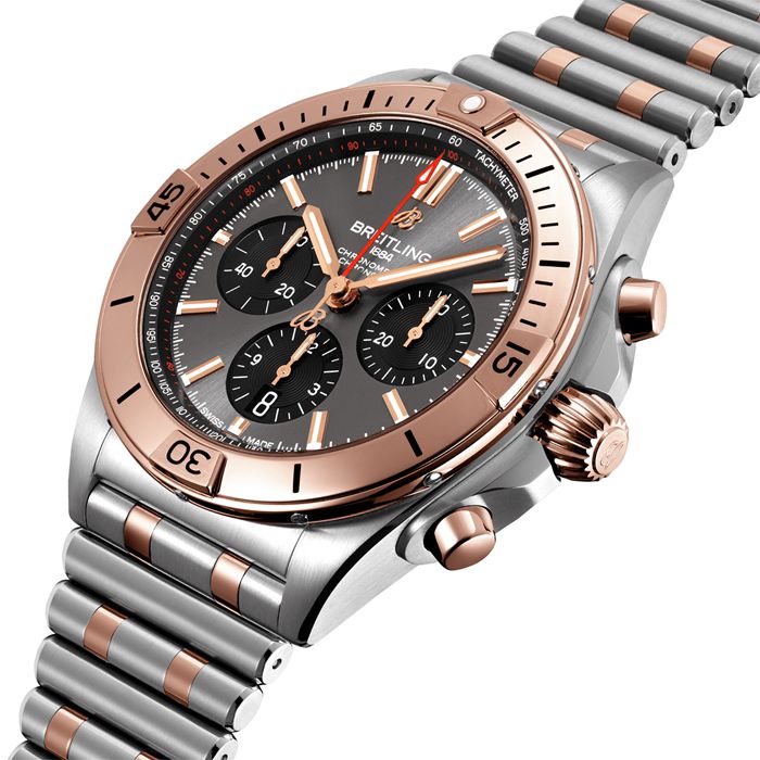 Breitling Chronomat B01 42 Stainless Steel & 18k Red Gold Watch UB0134101B1U1 - Image 2