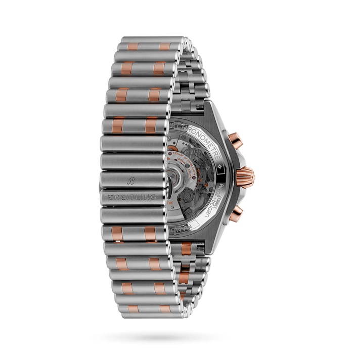 Breitling Chronomat B01 42 Stainless Steel & 18k Red Gold Watch UB0134101B1U1 - Image 4