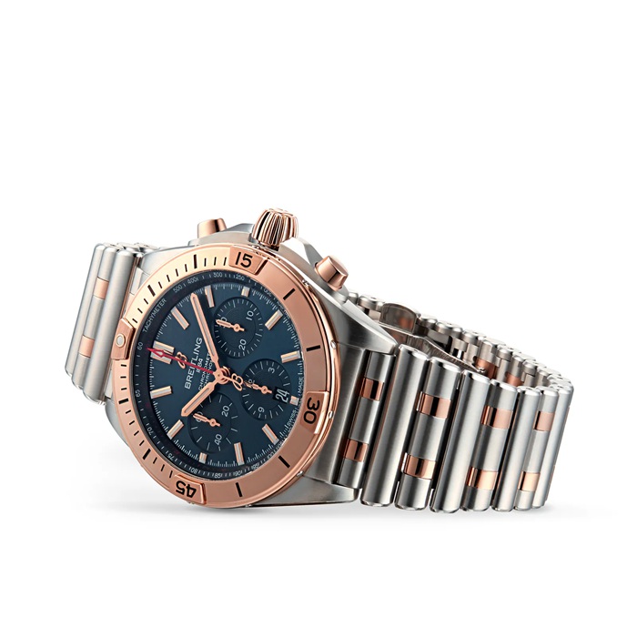 Breitling Chronomat B01 42 Stainless Steel & 18k Red Gold Watch UB0134101C1U1 - Image 2
