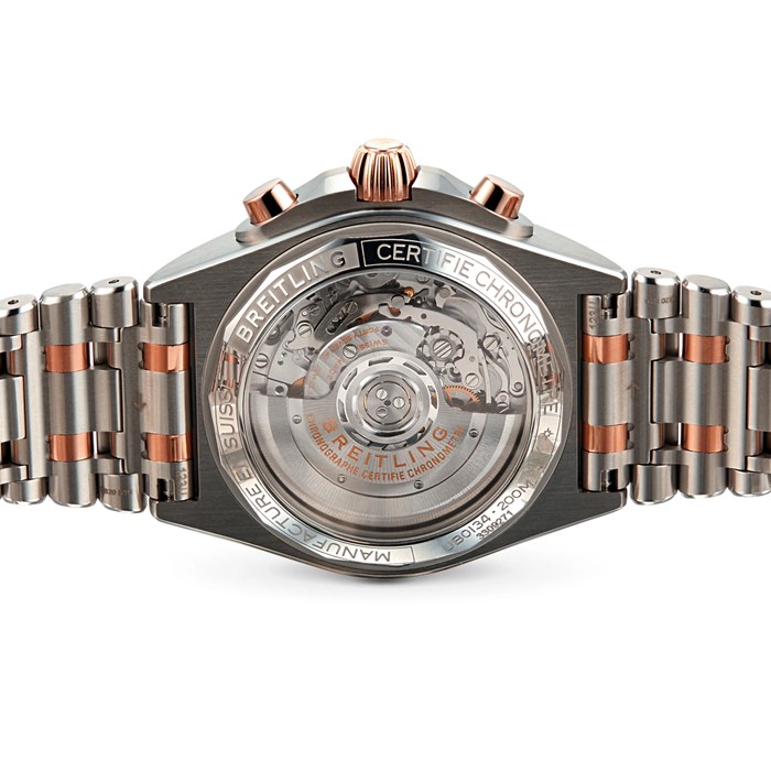 Breitling Chronomat B01 42 Stainless Steel & 18k Red Gold Watch UB0134101C1U1 - Image 4