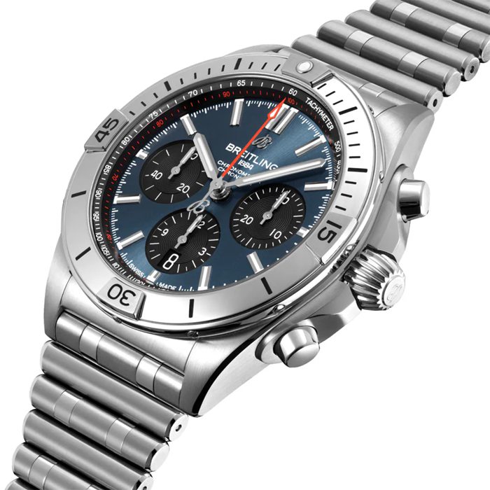 Breitling Chronomat B01 42 Stainless Steel Blue Watch AB0134101C1A1 - Image 2