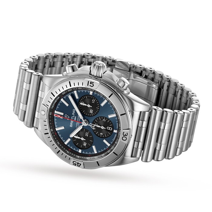 Breitling Chronomat B01 42 Stainless Steel Blue Watch AB0134101C1A1 - Image 3