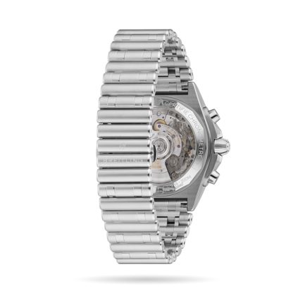Breitling Chronomat B01 42 Stainless Steel Green Watch AB0134101L1A1 - Image 3