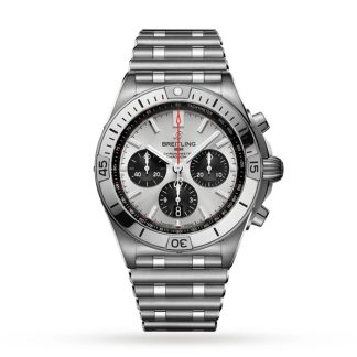 Breitling Chronomat B01 42 Stainless Steel Silver Watch AB0134101G1A1
