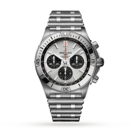 Breitling Chronomat B01 42 Stainless Steel Silver Watch AB0134101G1A1