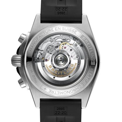 Breitling Chronomat B01 42 Stainless Steel & platinum Rubber Strap Ice Blue Watch PB0134101C1S1 - Image 2