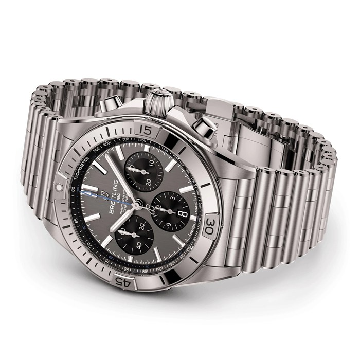 Breitling Chronomat B01 42mm Mens Watch Grey Titanium EB0134101M1E1 - Image 4