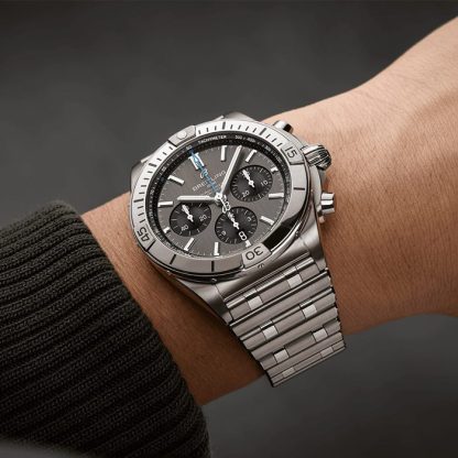 Breitling Chronomat B01 42mm Mens Watch Grey Titanium EB0134101M1E1 - Image 5